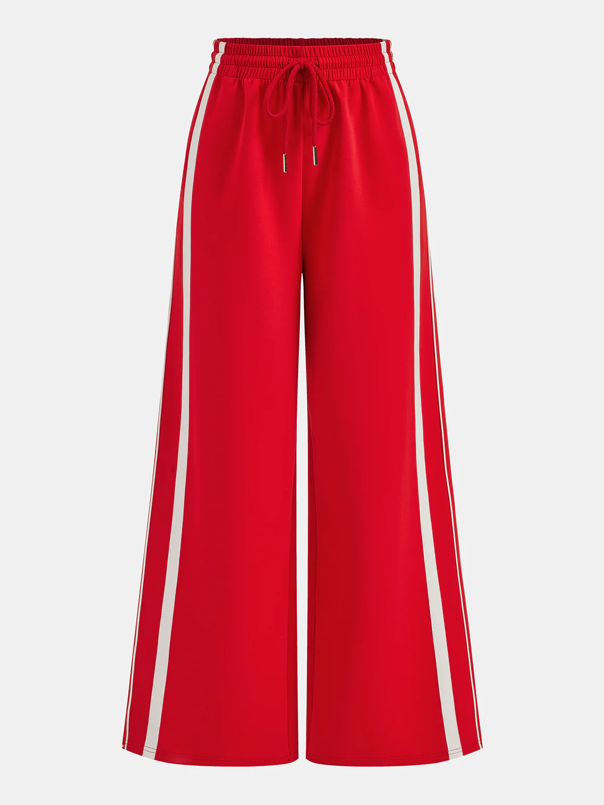 Side Striped Sweatshirt & Wide-Leg Pants Set - Image 4