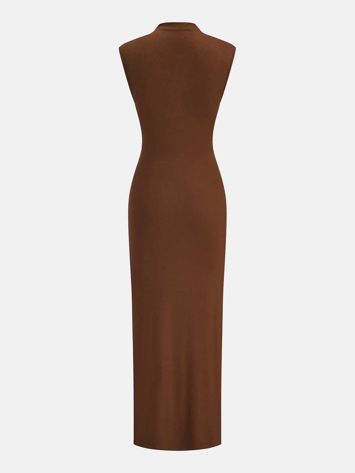 Sleeveless Knot-Waist Maxi Dress - Image 3