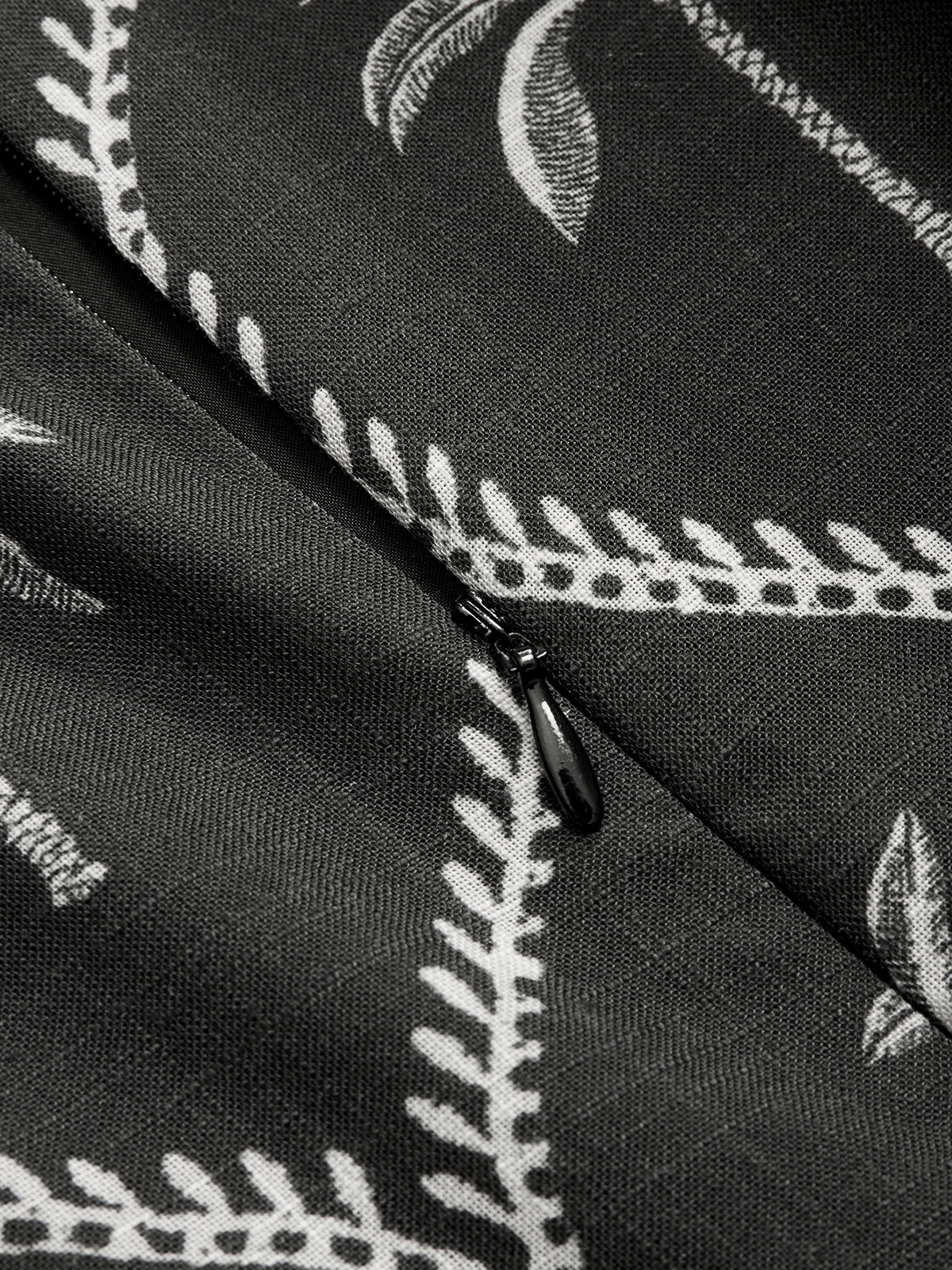 Sleeveless Palm Tree Print Mini Dress - Image 5