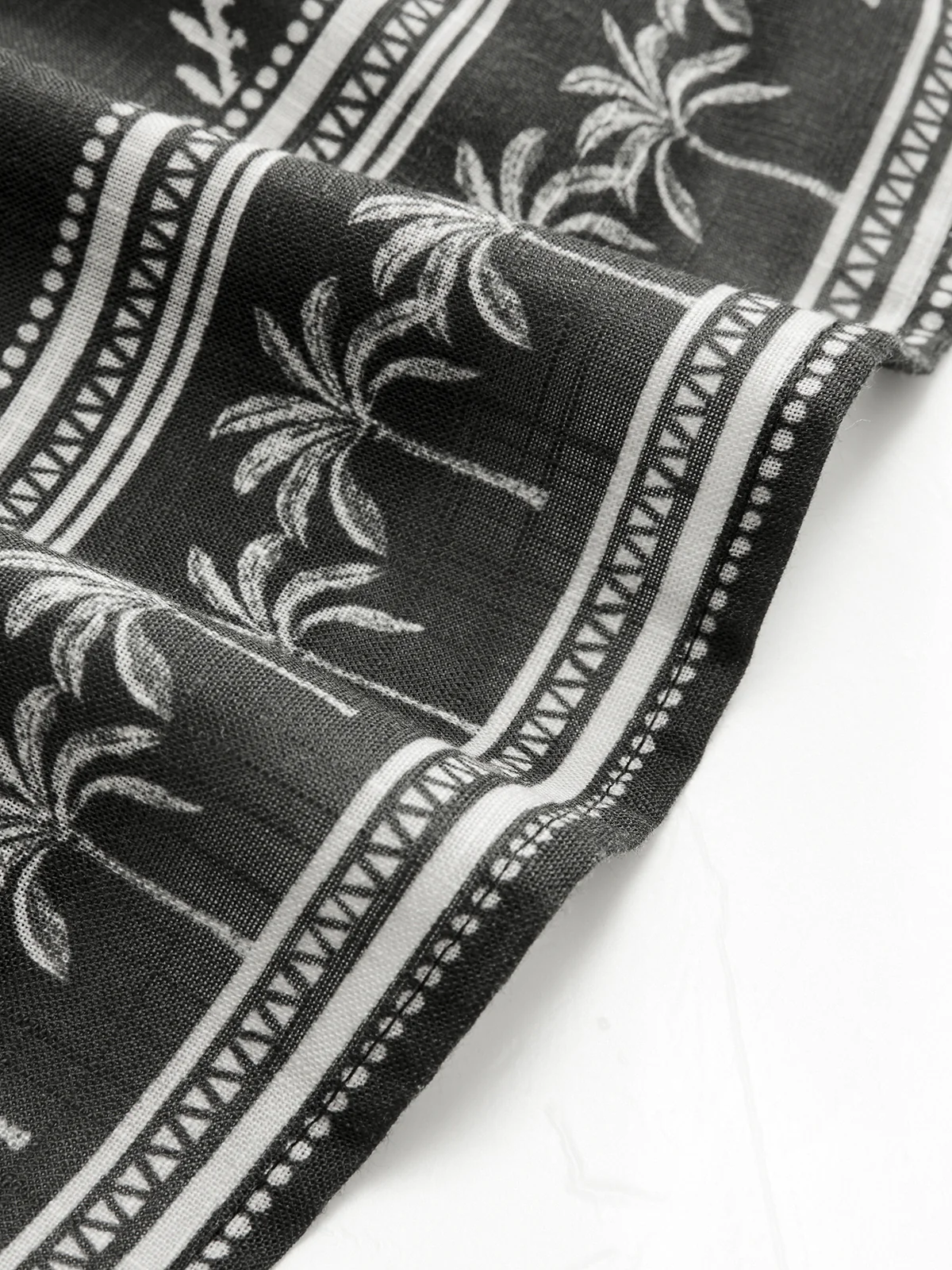 Sleeveless Palm Tree Print Mini Dress - Image 6