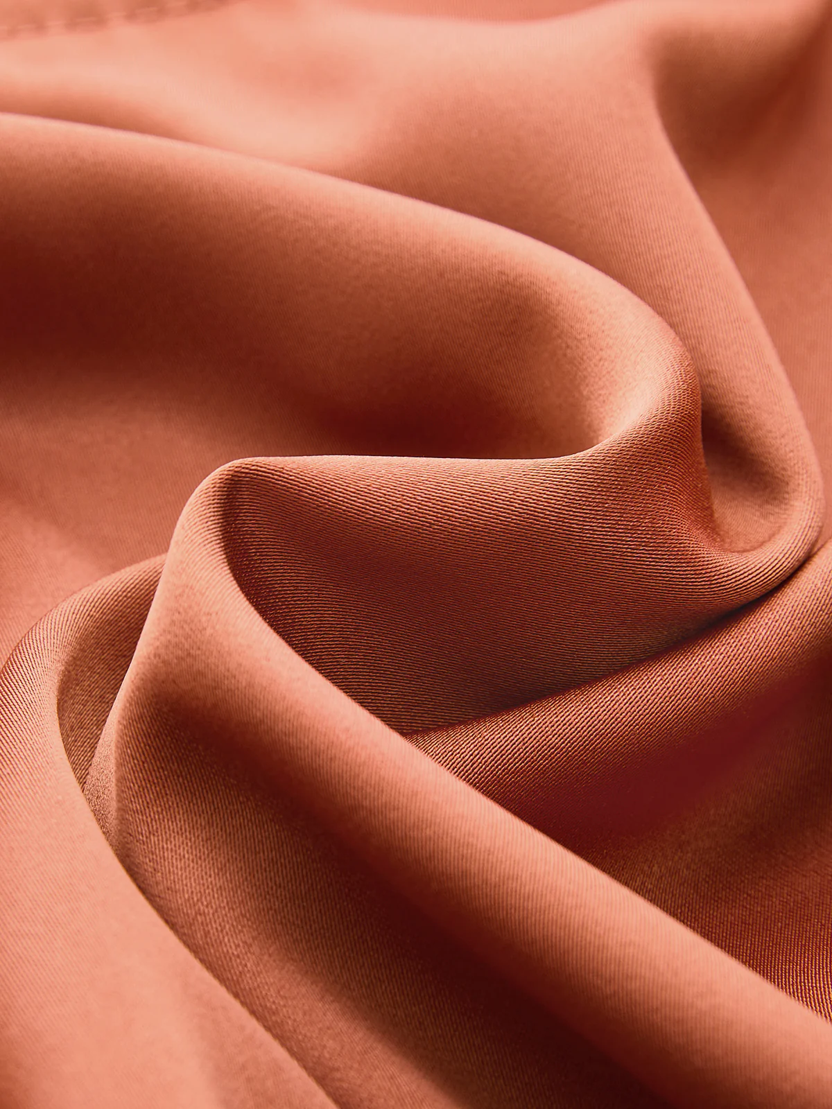Smocked Satin V-Neck Puff Sleeve Blouse - Image 3