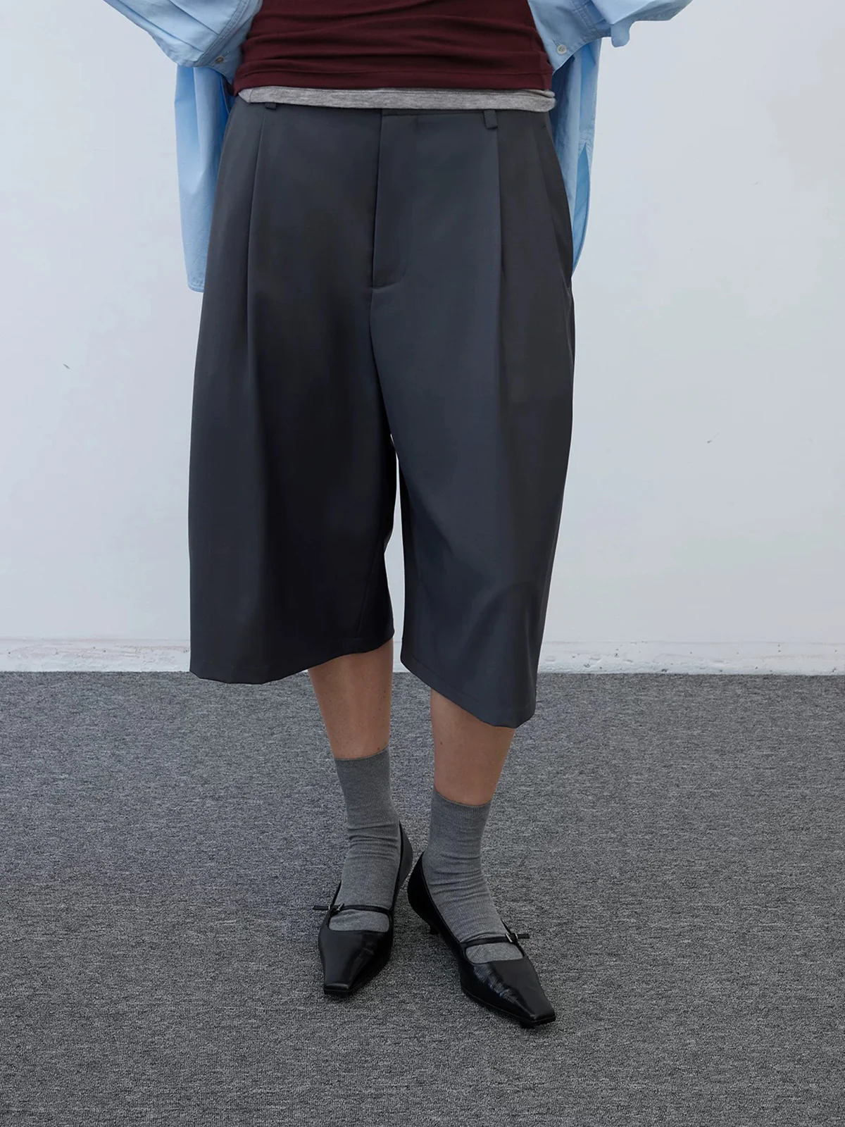 Square Toe Mary Jane Pumps - Image 6
