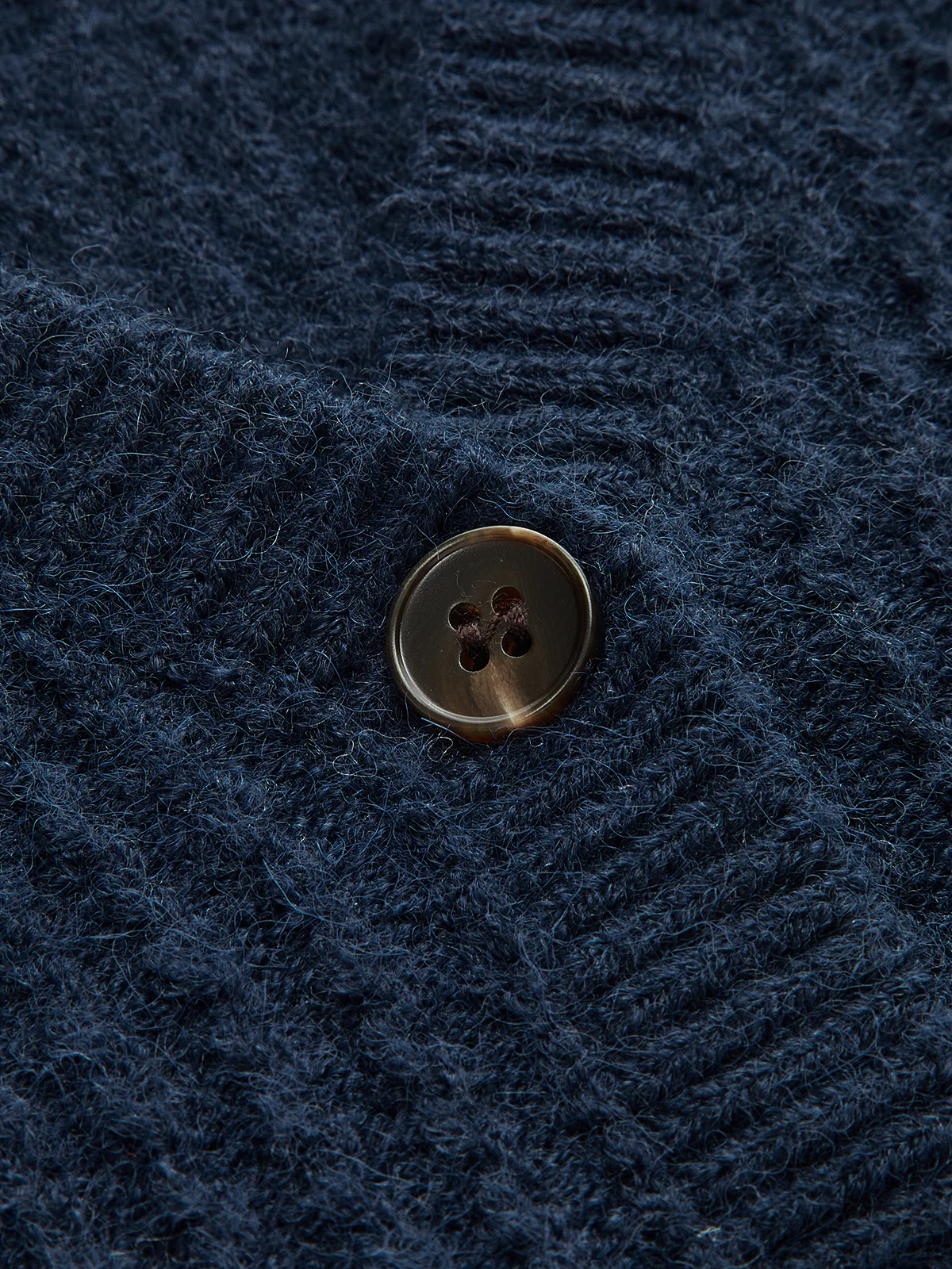 Striped Shirt Panel Button-Front Cardigan - Image 4