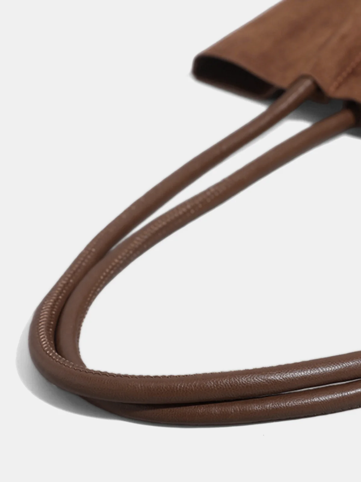 Suede Effect Large-Capacity Tote Bag - Image 3