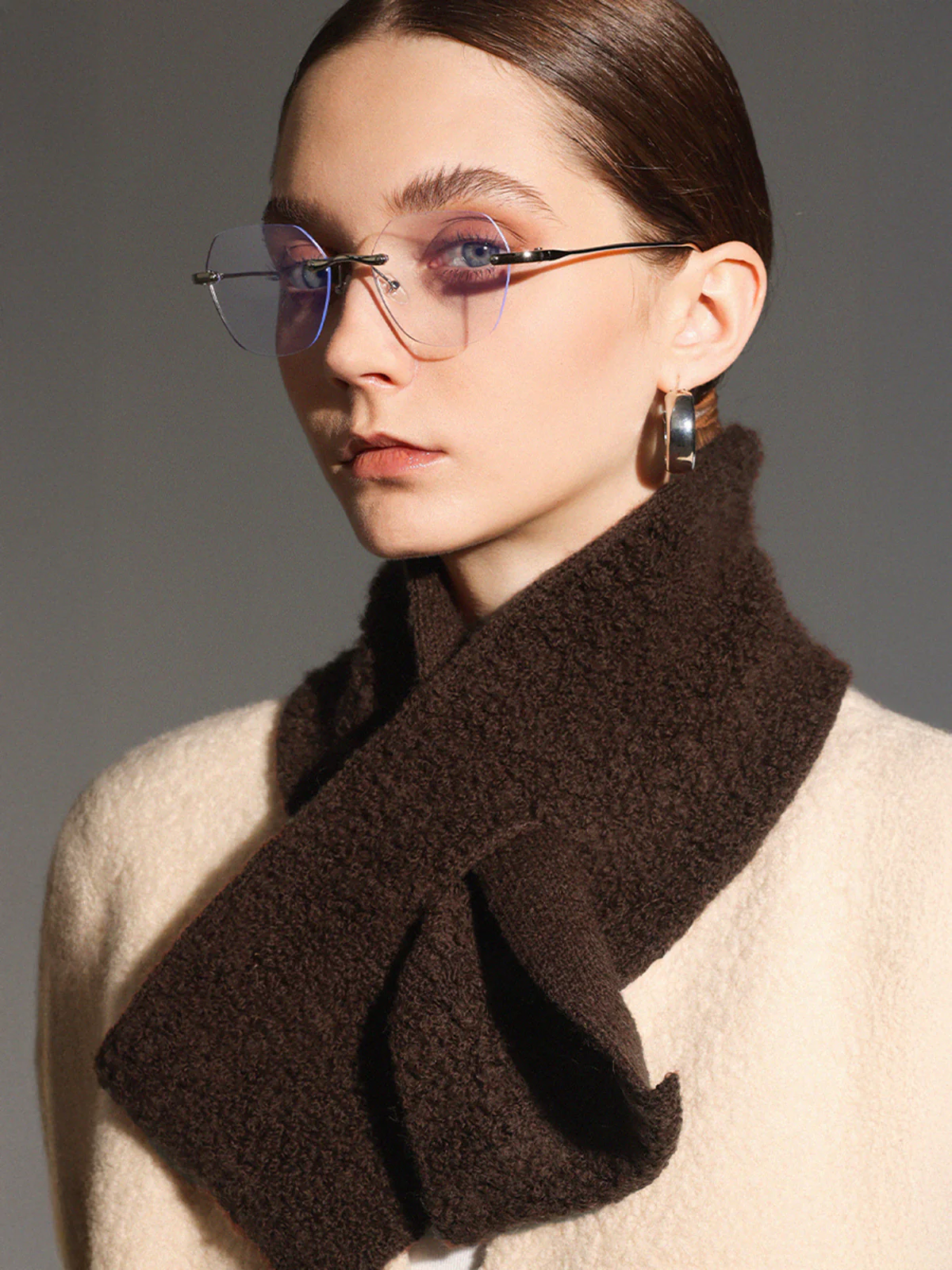 Thick Soft Wool Scarf - Image 2