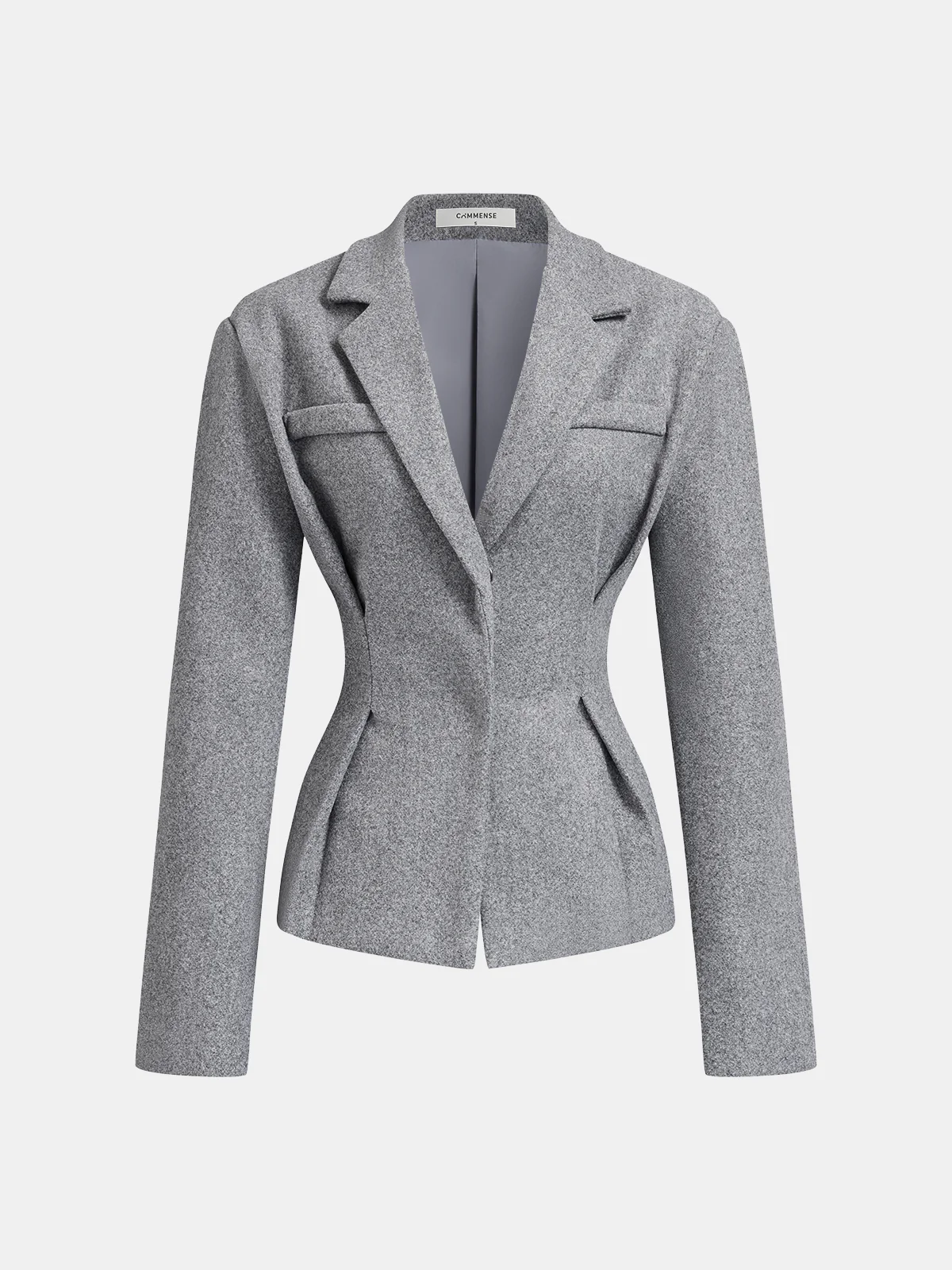 Tweed Blazer & Pleated Skirt Set - Image 2