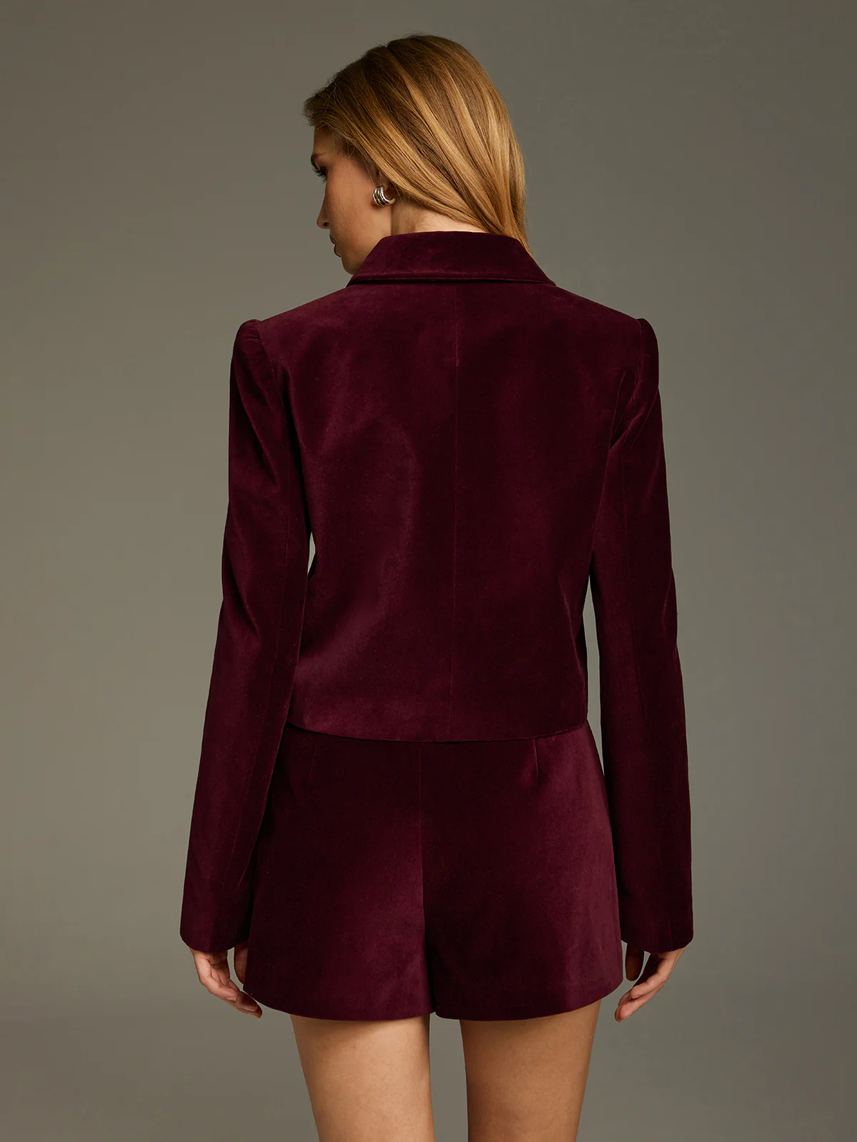 Velvet Button-Front Jacket - Image 6
