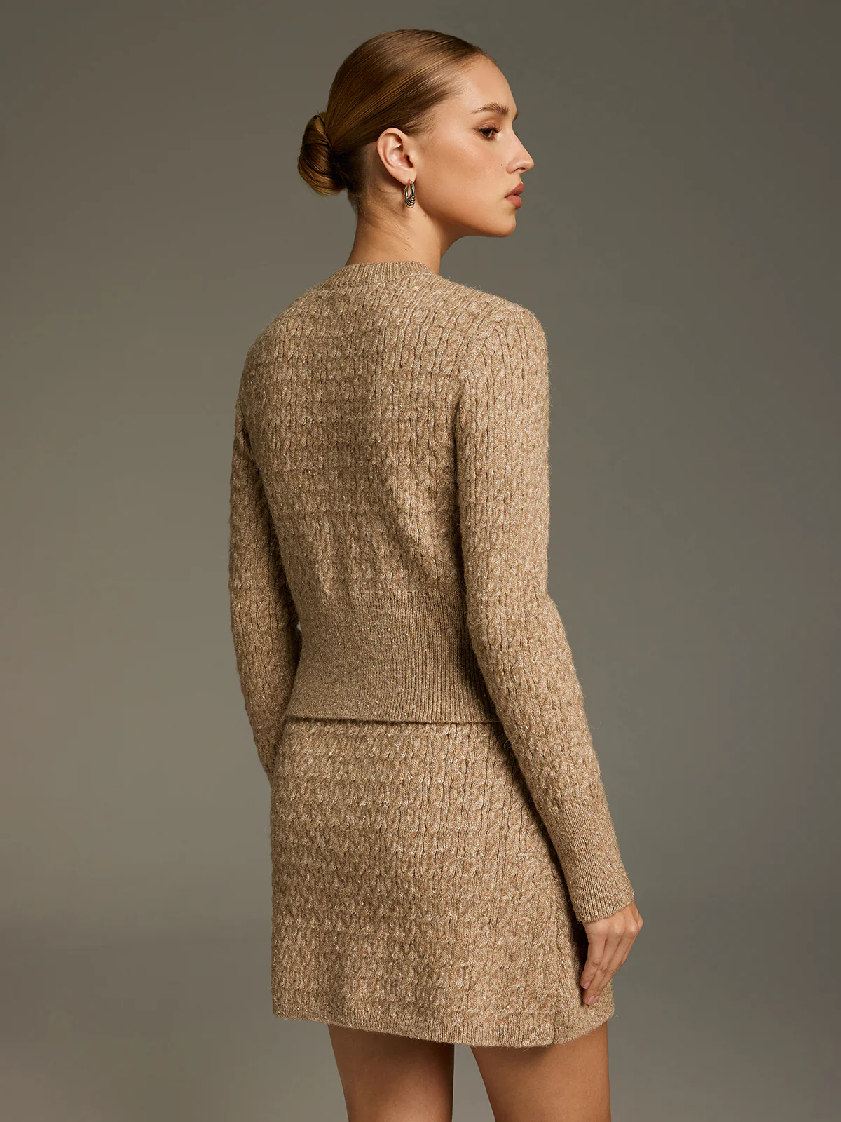 Wool-Blend Cable-Knit Co-ord Set - Image 6