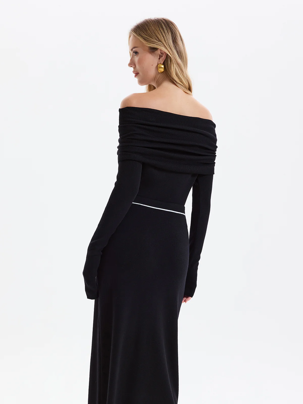 Wool-Blend Off-Shoulder Knit Top - Image 6