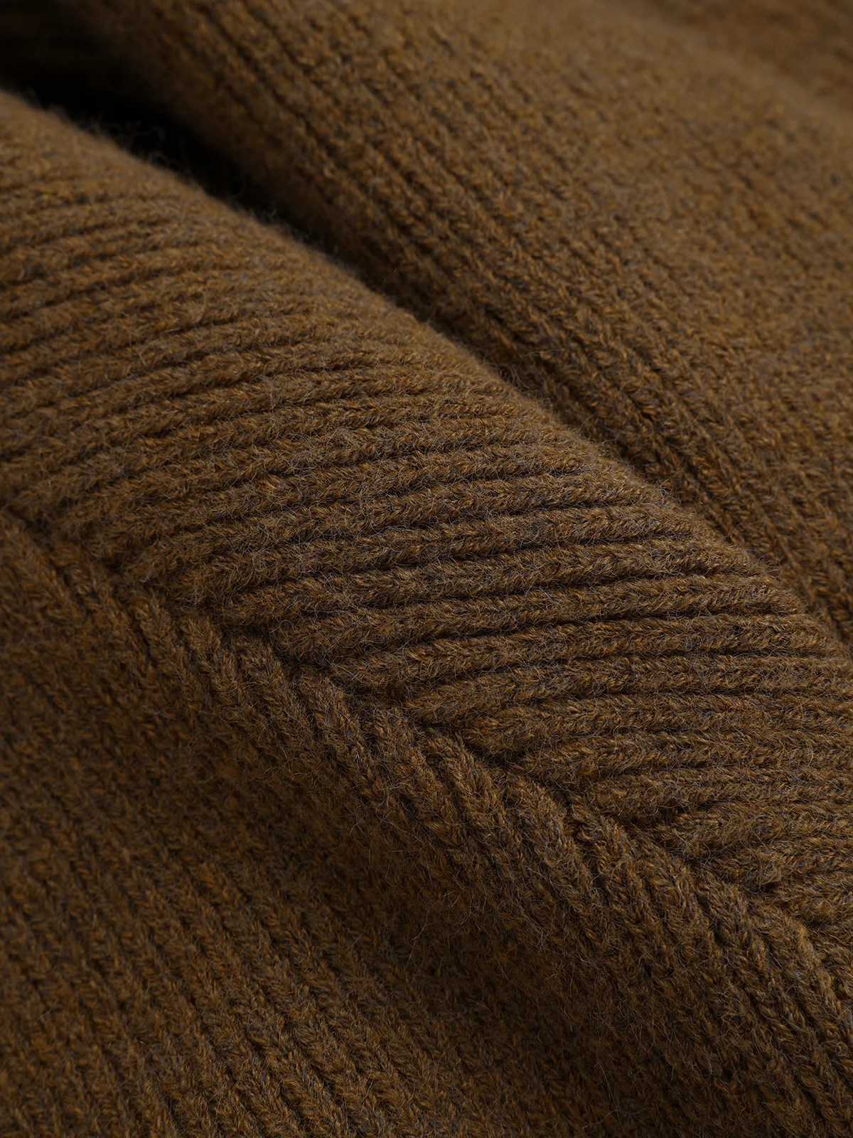Wool Blend Tie Waist Knit Cardigan - Image 3