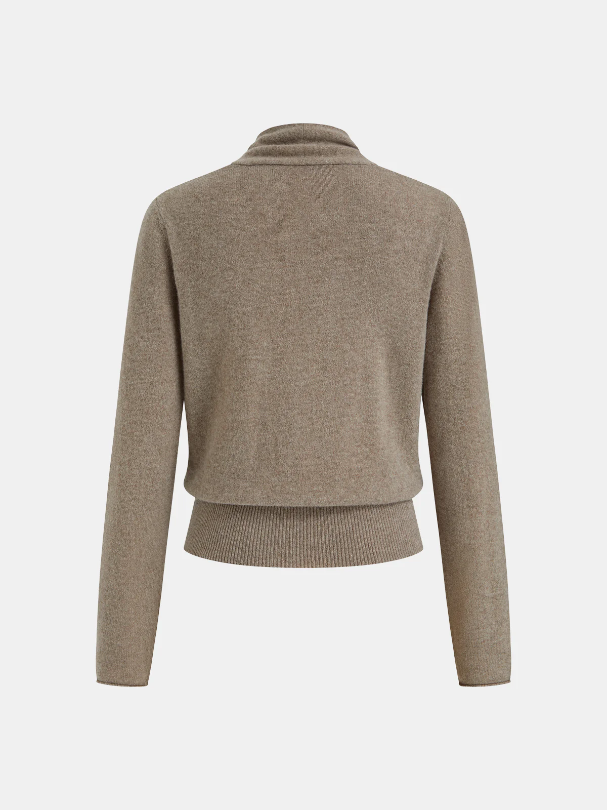 Wrap-Front Long-Sleeve Knit Top - Image 2