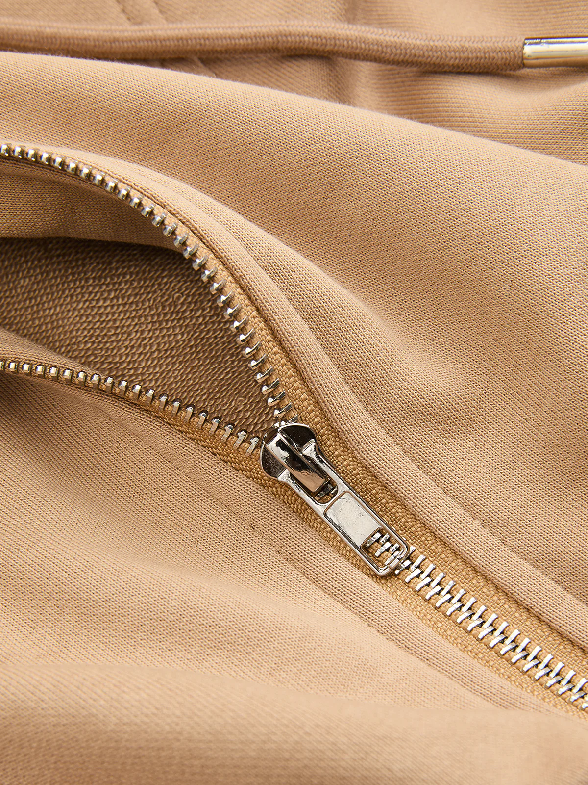 Zip-Up Hoodie & Wide-Leg Sweatpants Set - Image 7