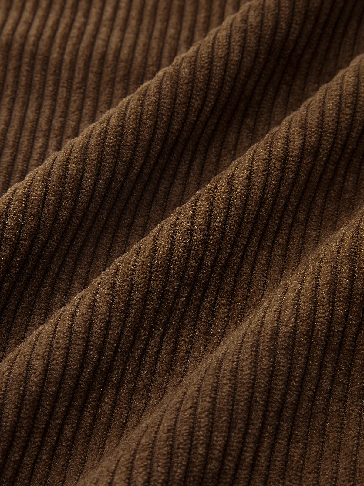 Zipper Detail Corduroy Wide-Leg Pants - Image 3