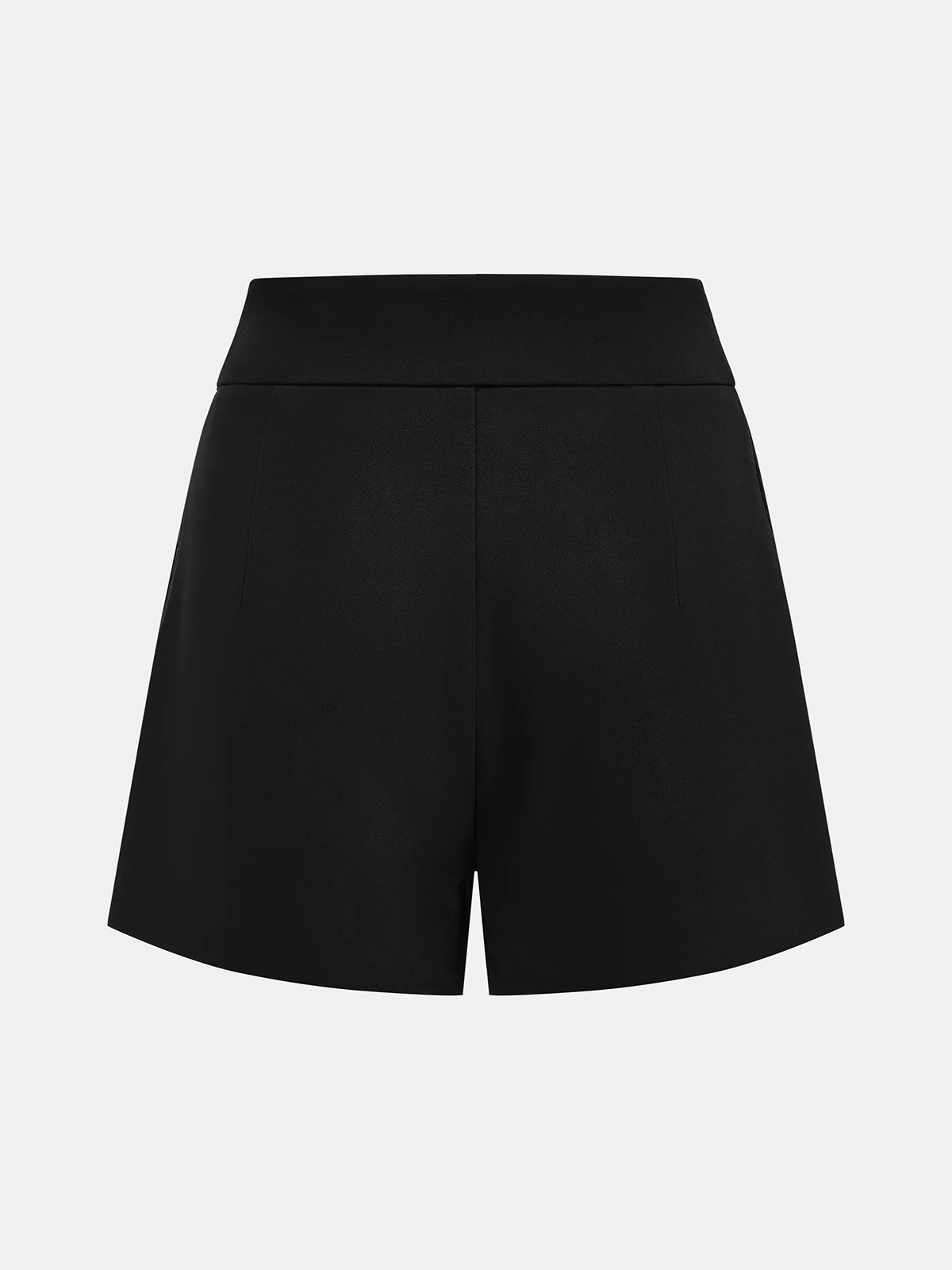 Zipper Waistband Pleated Shorts - Image 2